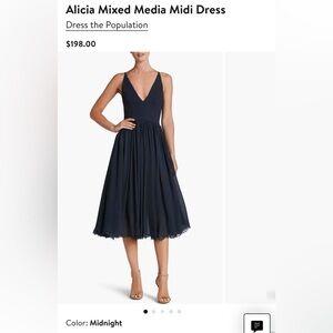 Dress the Population Alicia Midnight Midi Dress